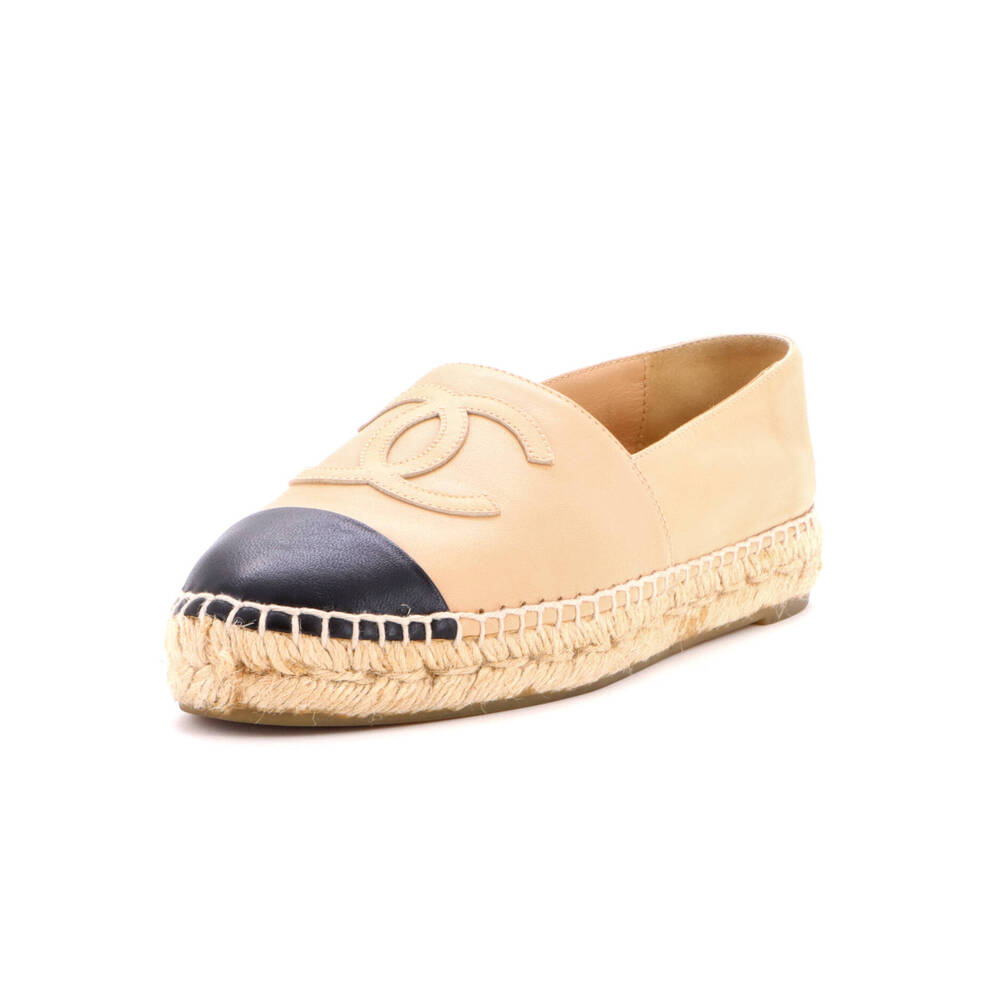 Chanel Women's CC Cap Toe Espadrilles